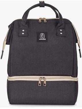 MOMIGO Breast pump Backpack, Black Insulated, Cooler, Bag